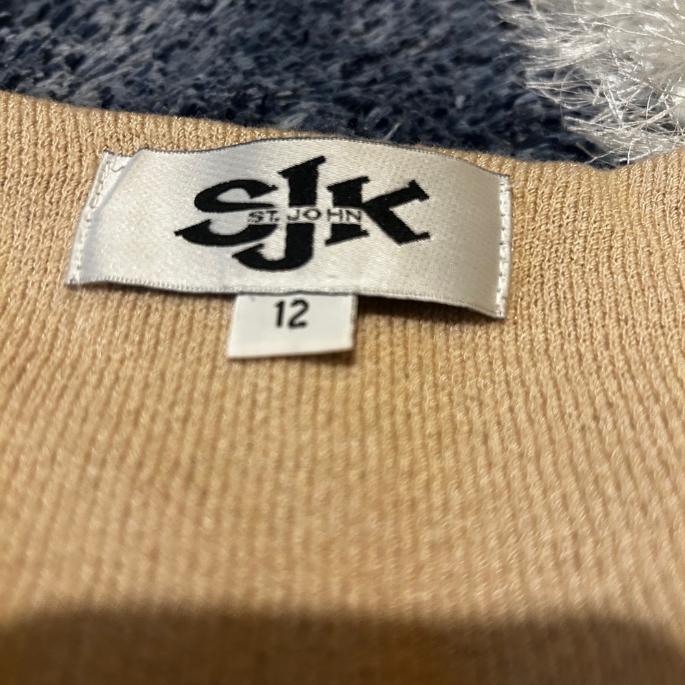 At .John size 12 jacket Elegant Tan Women's Blazer - Picture 7 of 8